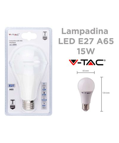 LAMPADA LED GOCCIA 15 WATT 1350 lm E27